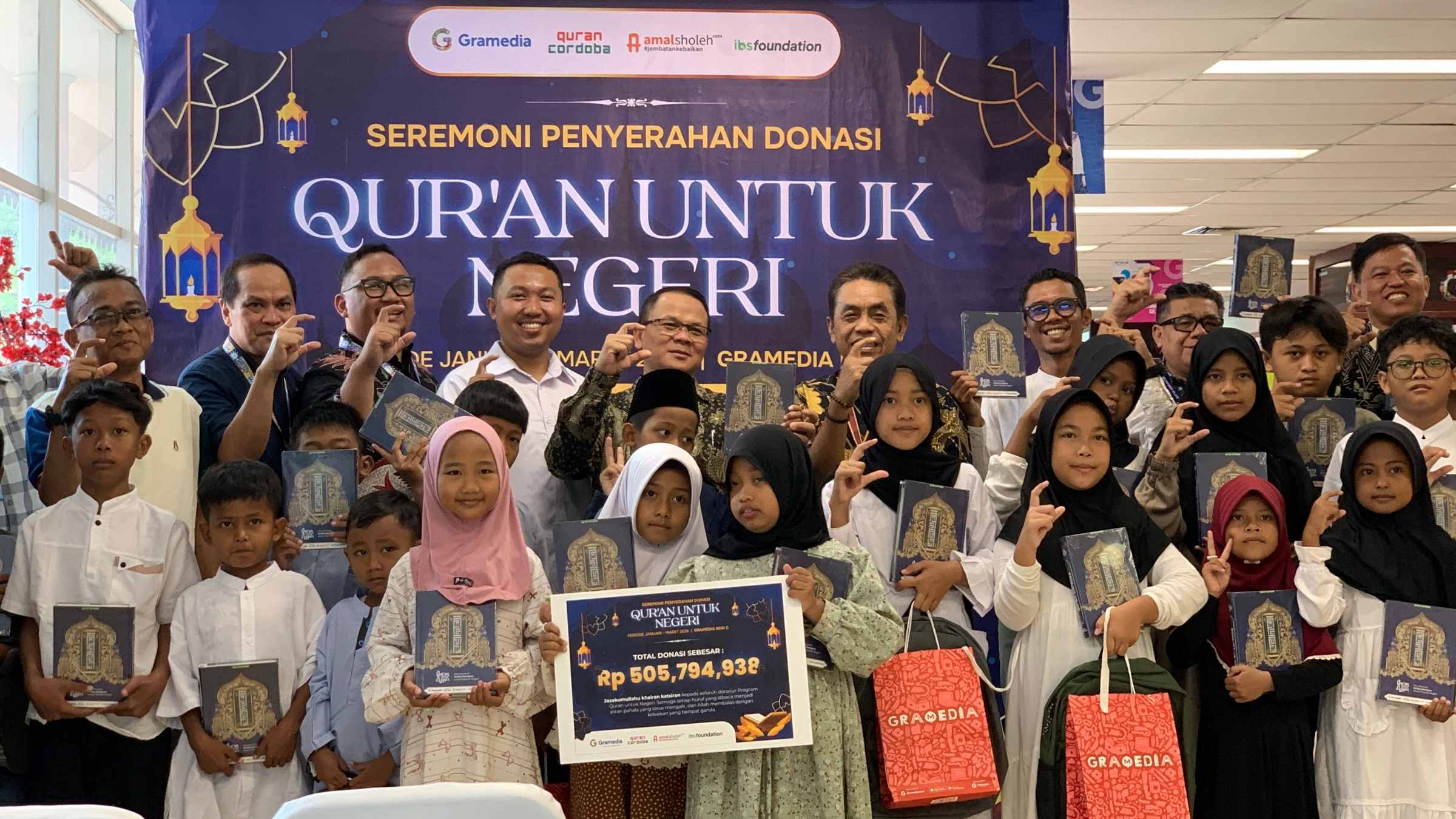 Indonesian student smiling with a book